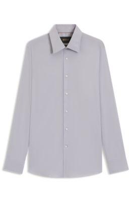 Slim-fit shirt in an Italian cotton blend by undefined