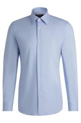 Slim-fit shirt in performance-stretch fabric by HUGO BOSS Slim-fit shirt in performance-stretch fabric by HUGO BOSS