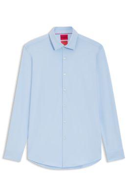 Slim-fit shirt in performance-stretch jersey by HUGO BOSS Slim-fit shirt in performance-stretch jersey by HUGO BOSS