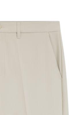 Slim-fit shorts in water-repellent stretch fabric by HUGO BOSS