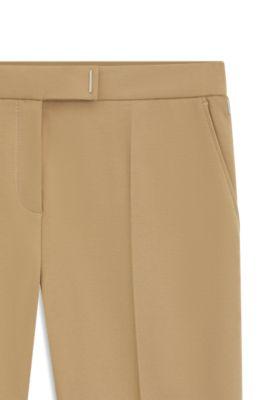 Slim-fit trousers in stretch jersey by HUGO BOSS