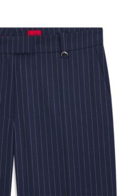 Slim-fit trousers with pinstripe by HUGO BOSS