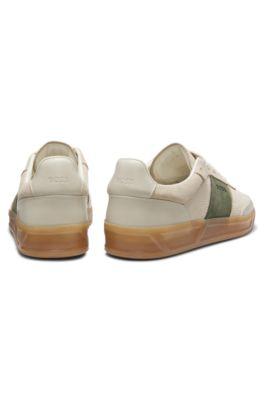 Sneakers in leather and suede by HUGO BOSS