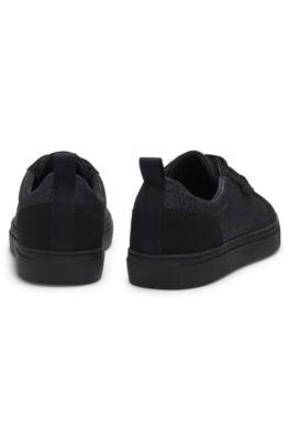Solid-trim trainers with monograms by HUGO BOSS