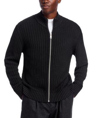 Sriton Zip Front Sweater by HUGO BOSS