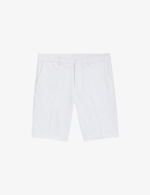 Straight-Leg Slim-Fit Stretch-Woven Shorts by HUGO BOSS