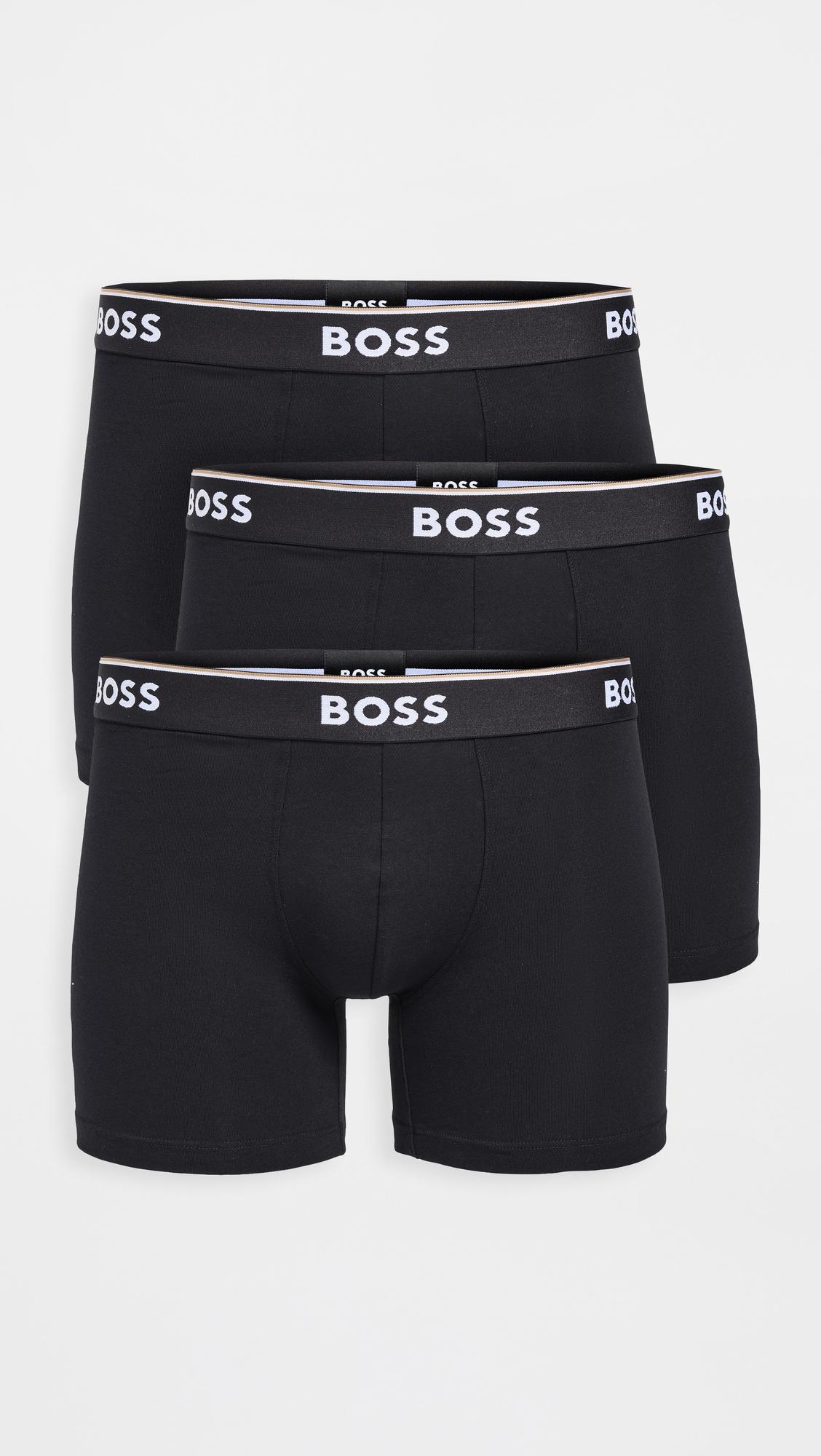 Stretch Cotton Boxer Briefs 3 Pack by HUGO BOSS