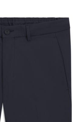 Stretch-twill golf trousers with water-repellent finish by HUGO BOSS