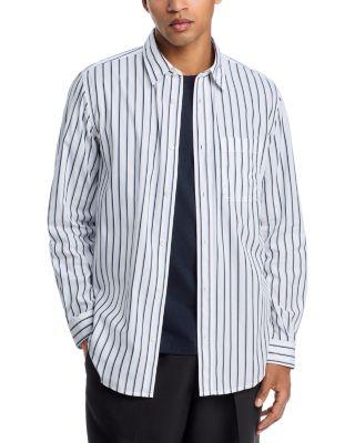 Stripe Cotton Button Down Shirt by HUGO BOSS
