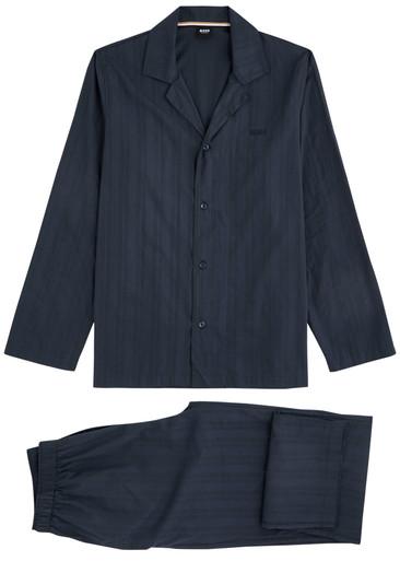 Striped cotton pyjama set by HUGO BOSS