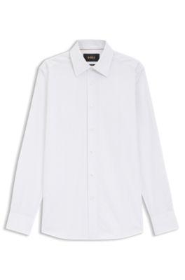 Striped slim-fit shirt in Italian-made cotton by HUGO BOSS