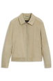 Suede leather jacket with zipper closure by HUGO BOSS Suede leather jacket with zipper closure by HUGO BOSS