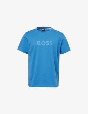 Sun-Protection Regular-Fit Cotton-Jersey T-Shirt by HUGO BOSS