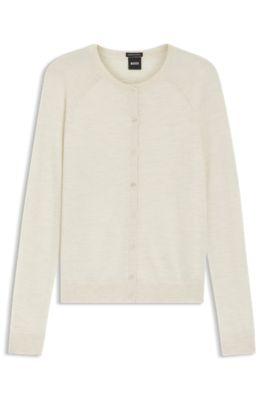 Superfine merino wool cardigan by HUGO BOSS