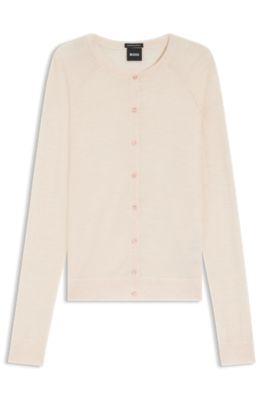 Superfine merino wool cardigan by HUGO BOSS