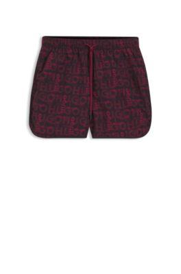 Swim shorts with all-over print by HUGO BOSS