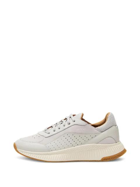 TTNM Evo trainers in leather and suede by HUGO BOSS