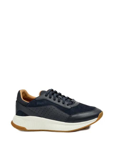 TTNM Evo trainers in leather and suede by HUGO BOSS