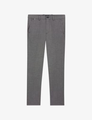 Tailored Slim-Fit Woven Trousers by HUGO BOSS
