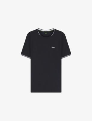 Textured Regular-Fit Cotton-Knit Jumper by HUGO BOSS