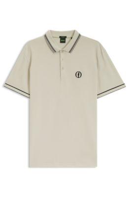 The Open Active Paddy polo shirt in performance pique by HUGO BOSS