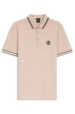 The Open Active Paddy polo shirt in performance pique by HUGO BOSS