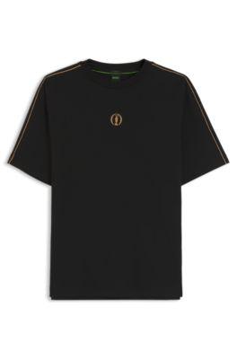The Open cotton T-shirt with golf graphic by HUGO BOSS