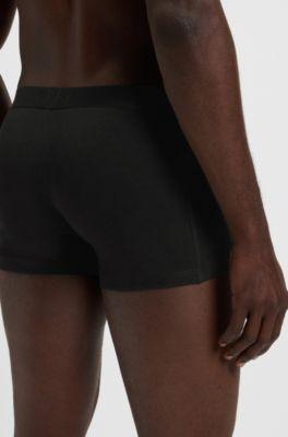 Three-pack of stretch-cotton trunks by HUGO BOSS