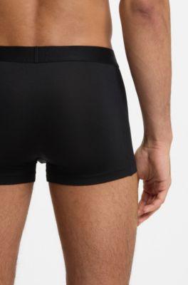 Three-pack of stretch-microfibre trunks by HUGO BOSS