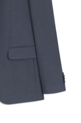 Three-piece slim-fit suit with zip waistcoat by HUGO BOSS