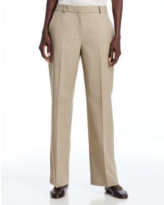 Tilda Straight Fit Wool Blend Formal Trousers by HUGO BOSS