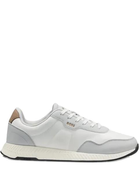 Titanium lace-up sneakers by HUGO BOSS