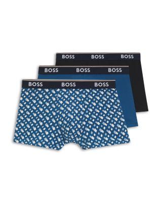 Trunk Power Design Cotton Blend Boxer Briefs by HUGO BOSS