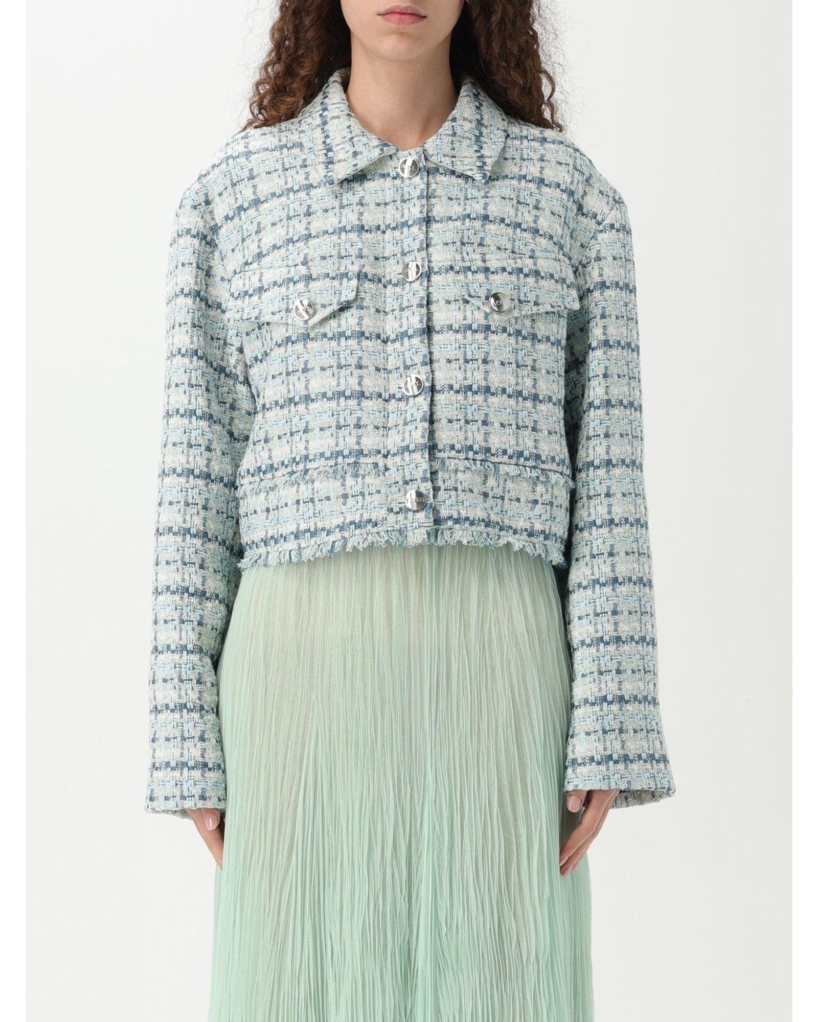 Tweed Jacket Cropped Style Wo - Multicolor by HUGO BOSS
