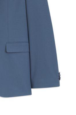 Two-piece extra-slim-fit suit in wool-blend poplin by HUGO BOSS Two-piece extra-slim-fit suit in wool-blend poplin by HUGO BOSS