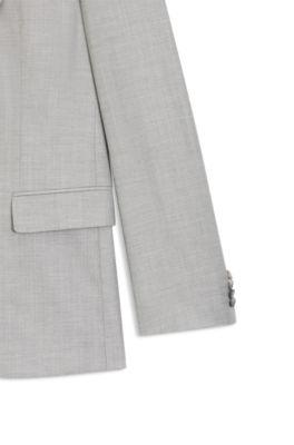 Two-piece slim-fit suit in a wool blend by HUGO BOSS