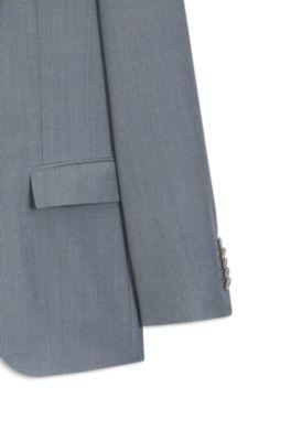 Two-piece slim-fit suit in virgin wool and silk by HUGO BOSS