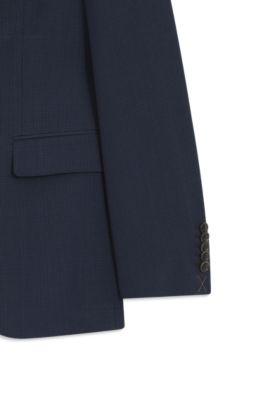 Two-piece slim-fit suit in wool and silk by HUGO BOSS