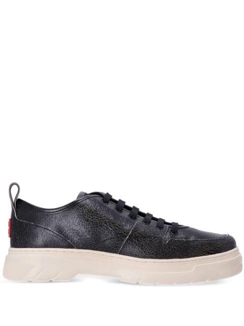 Urian Oxfr leather sneakers by HUGO BOSS