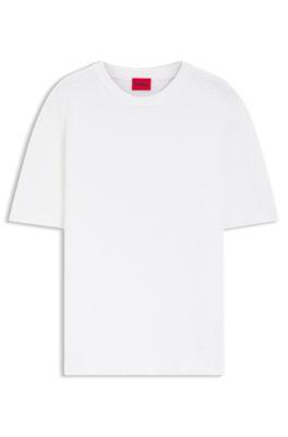 Waffle-knit sweater in cotton by HUGO BOSS