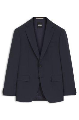 Washable slim-fit jacket in stretch cloth by HUGO BOSS