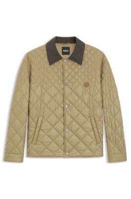 Water-repellent jacket with mixed quilting by HUGO BOSS