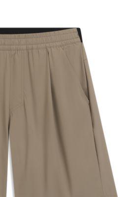 Water-repellent shorts in micro-waffle fabric by HUGO BOSS