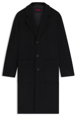 Wool-blend coat in a regular fit by HUGO BOSS