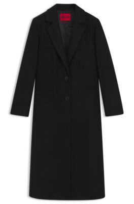 Wool-blend coat in a relaxed fit by HUGO BOSS