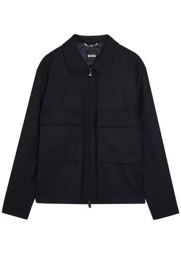 Wool overshirt by HUGO BOSS