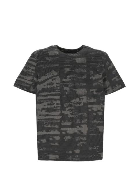 abstract-print T-shirt by HUGO BOSS