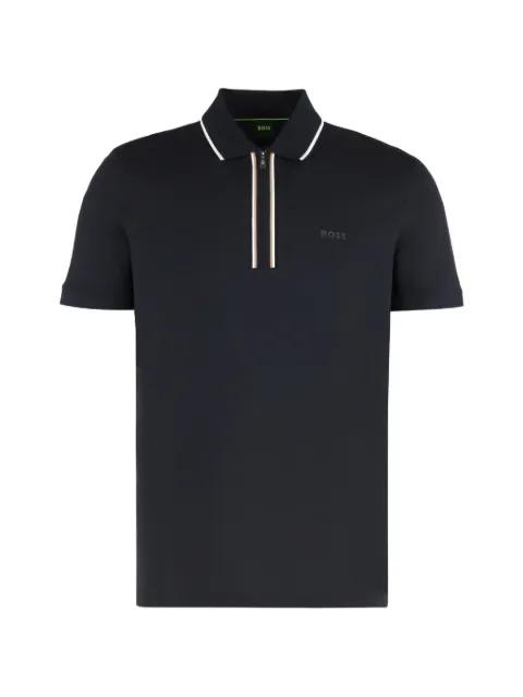 active Slim-fit polo shirt in moisture-wicking stretch cotton by HUGO BOSS