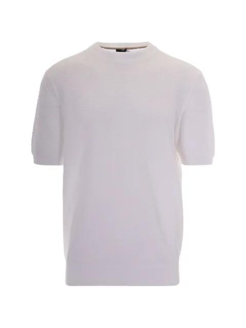 basket-weave sweater by HUGO BOSS