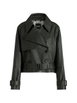 belted double-breasted jacket by HUGO BOSS